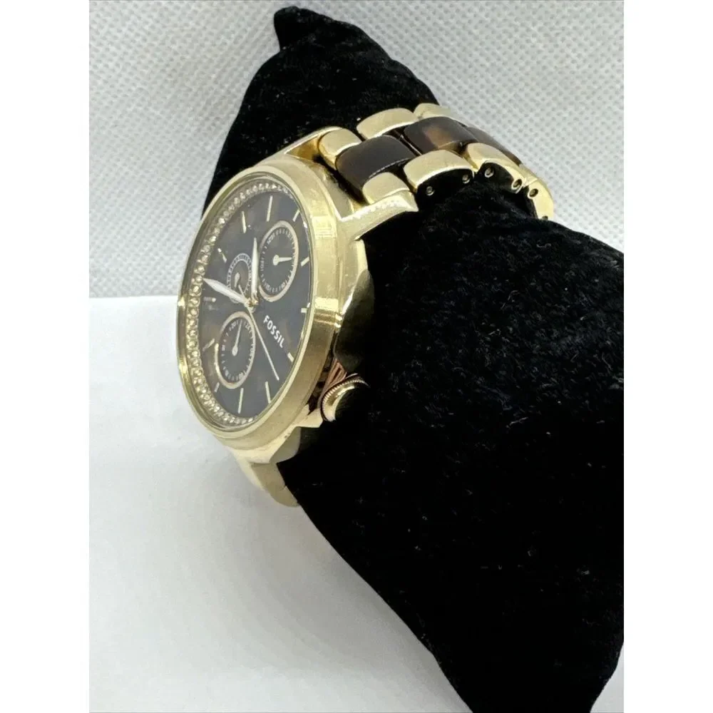 Fossil Chelsey ES3923 Women's Two-Tone Analog Dial Quartz Wrist Watch JNA350
